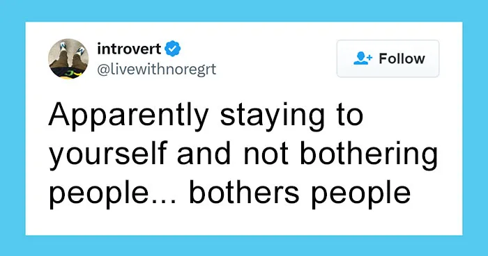 50 Funniest Pics From The "Introverts Are Awesome" Meme Page That Hit Harder Than Alone Time (New Pics)