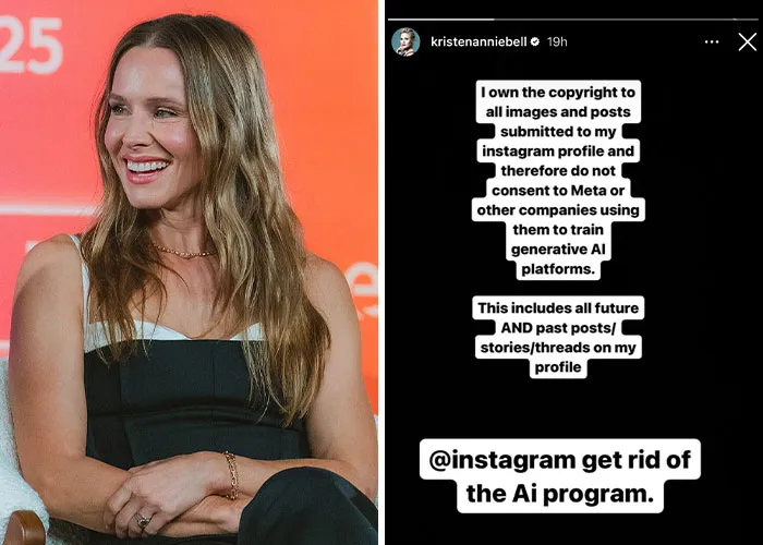 The Actress Contradicts Her AI Stance