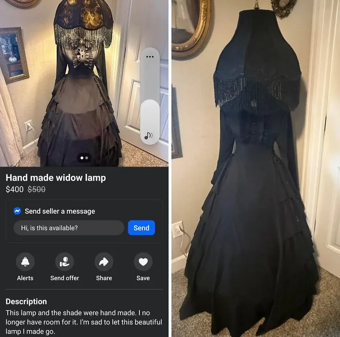 This Lamp For Sale. Found On My Local FB Marketplace Page  