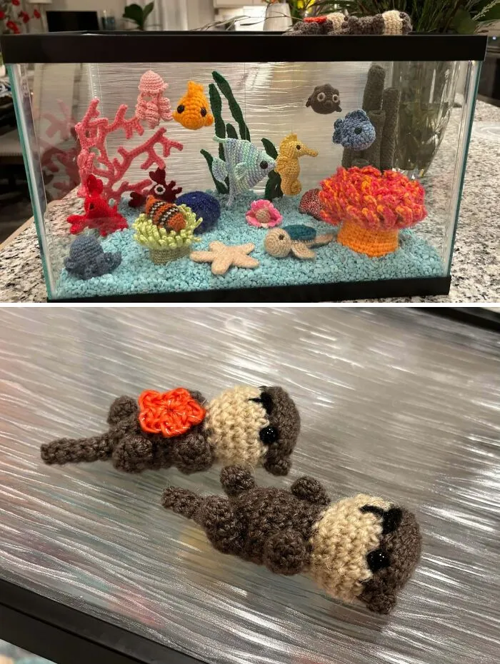My Crochet Aquarium!!!