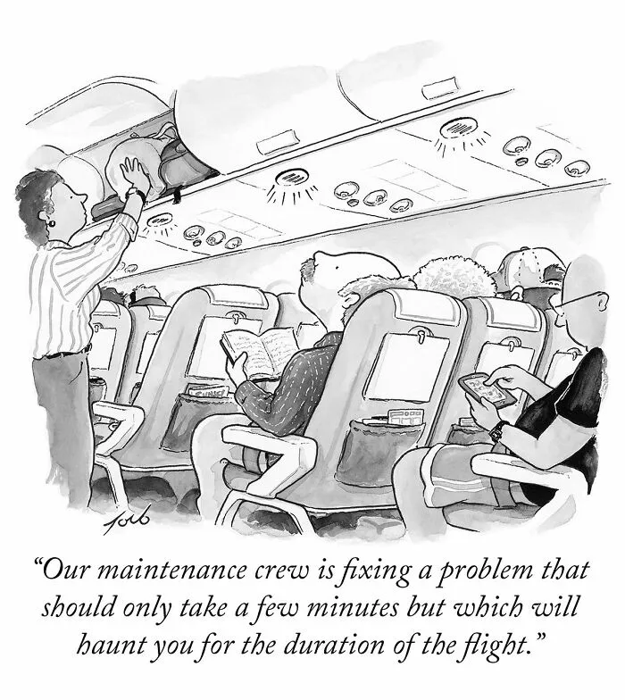 29 Clever One-Panel Comics By Tom Toro That Show The World With A Twist (New Pics)