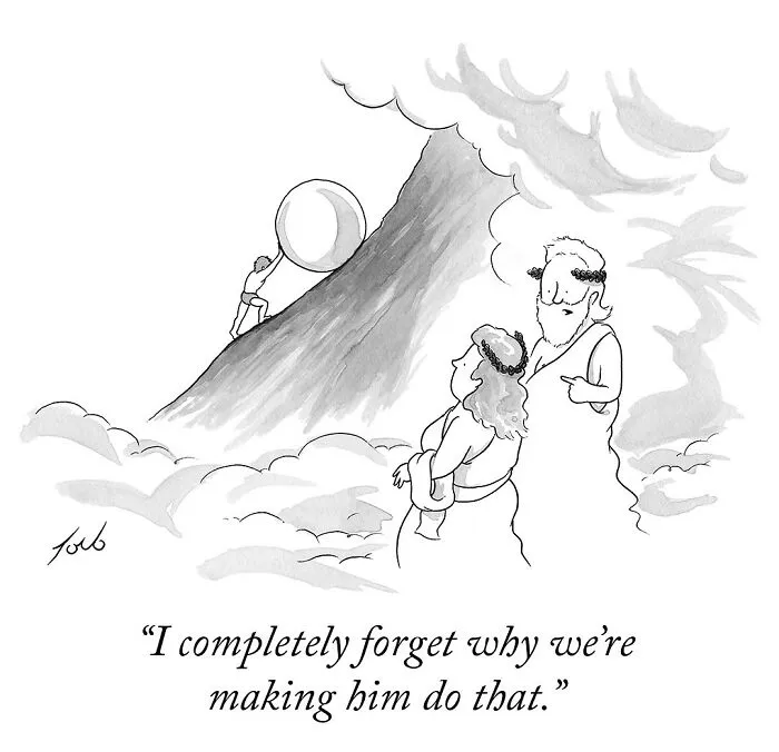 29 Clever One-Panel Comics By Tom Toro That Show The World With A Twist (New Pics)