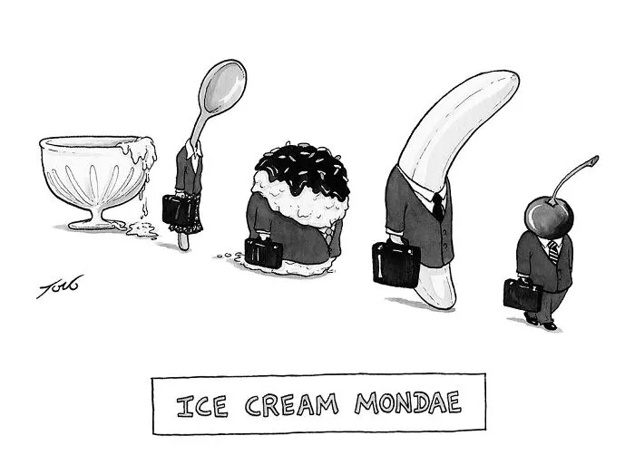29 Clever One-Panel Comics By Tom Toro That Show The World With A Twist (New Pics)