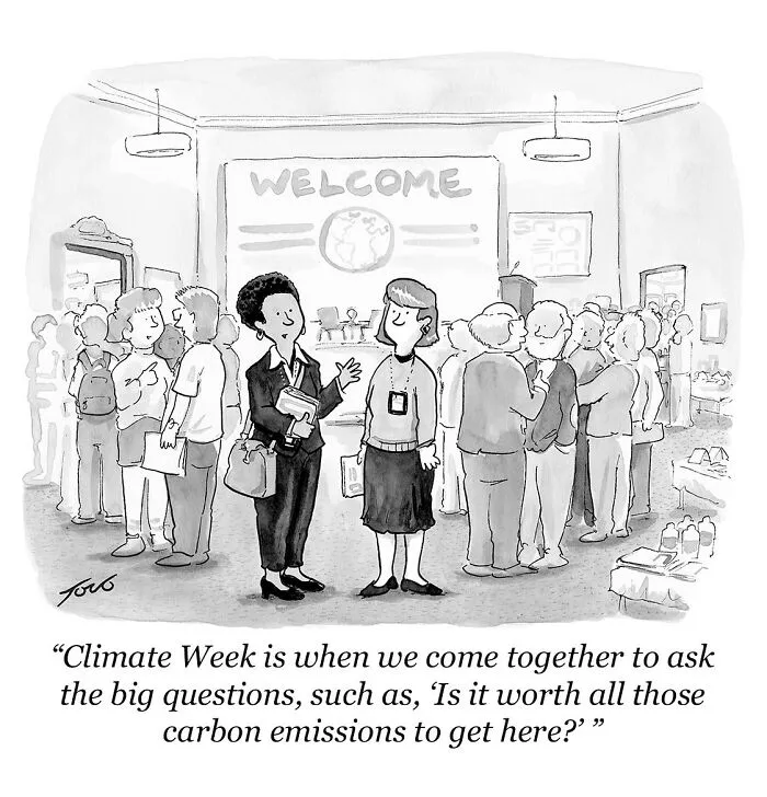 29 Clever One-Panel Comics By Tom Toro That Show The World With A Twist (New Pics)