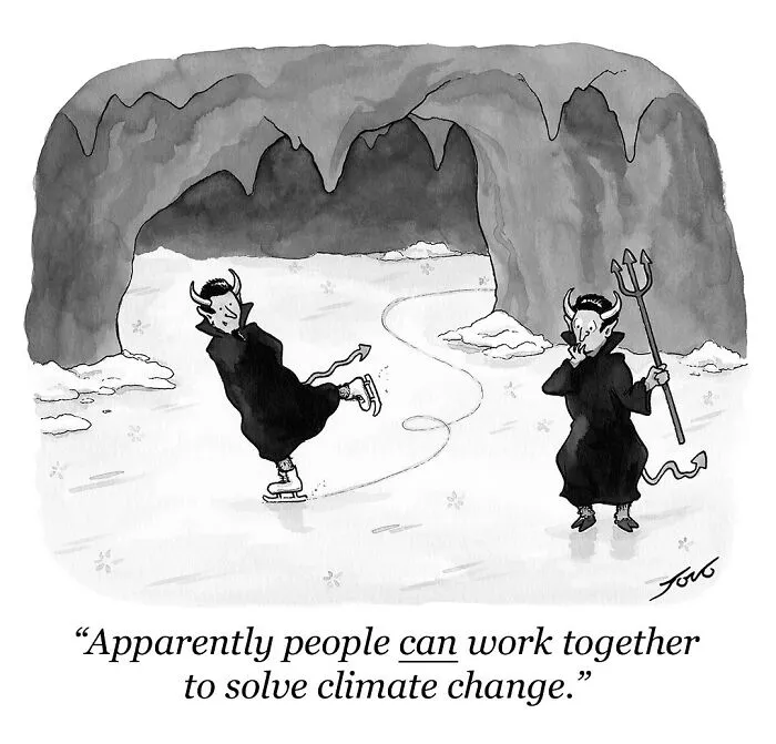 29 Clever One-Panel Comics By Tom Toro That Show The World With A Twist (New Pics)