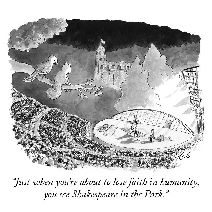 29 Clever One-Panel Comics By Tom Toro That Show The World With A Twist (New Pics)
