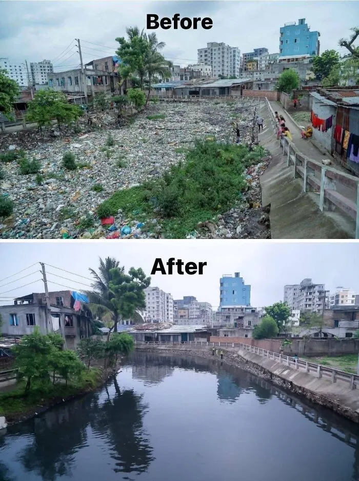 Cleaning Up A Canal In Dhaka, Bangladesh