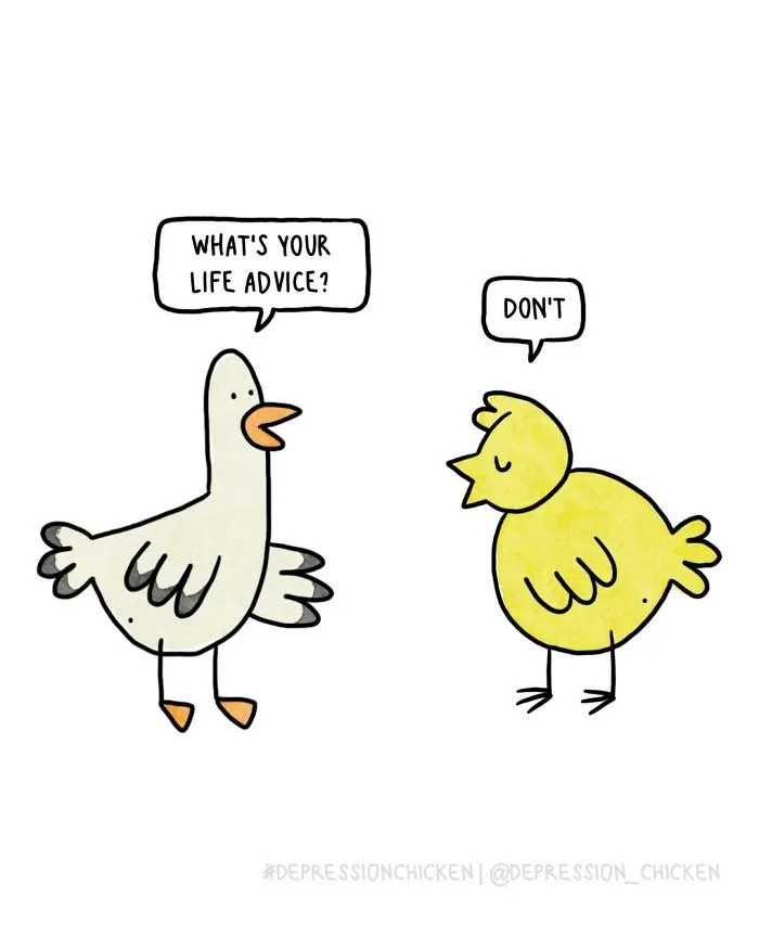 50 New Comics About Mental Health And Everyday Life By ‘Depression Chicken’