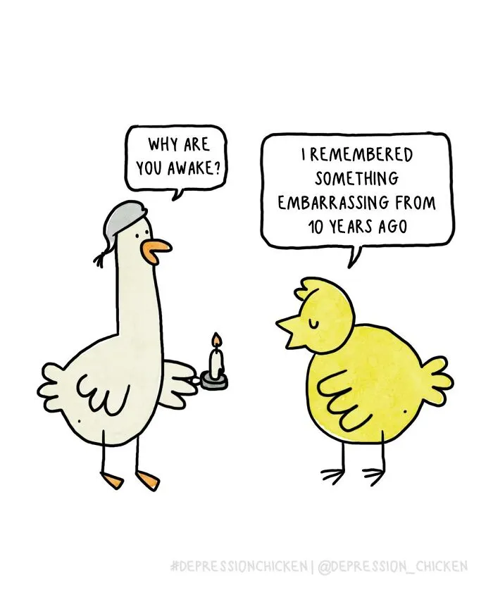 50 New Comics About Mental Health And Everyday Life By ‘Depression Chicken’