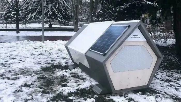A City In Germany Has Created Sleeping Pods For The Homeless