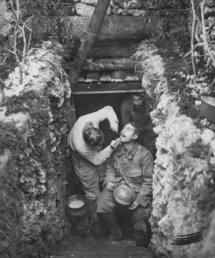 Auguste Valadier Drove Around In A Rolls Royce Giving Dental Care During WWI