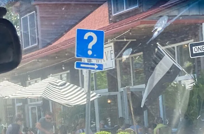 Road Sign In Cape May Seems To Be As Confused As I Am
