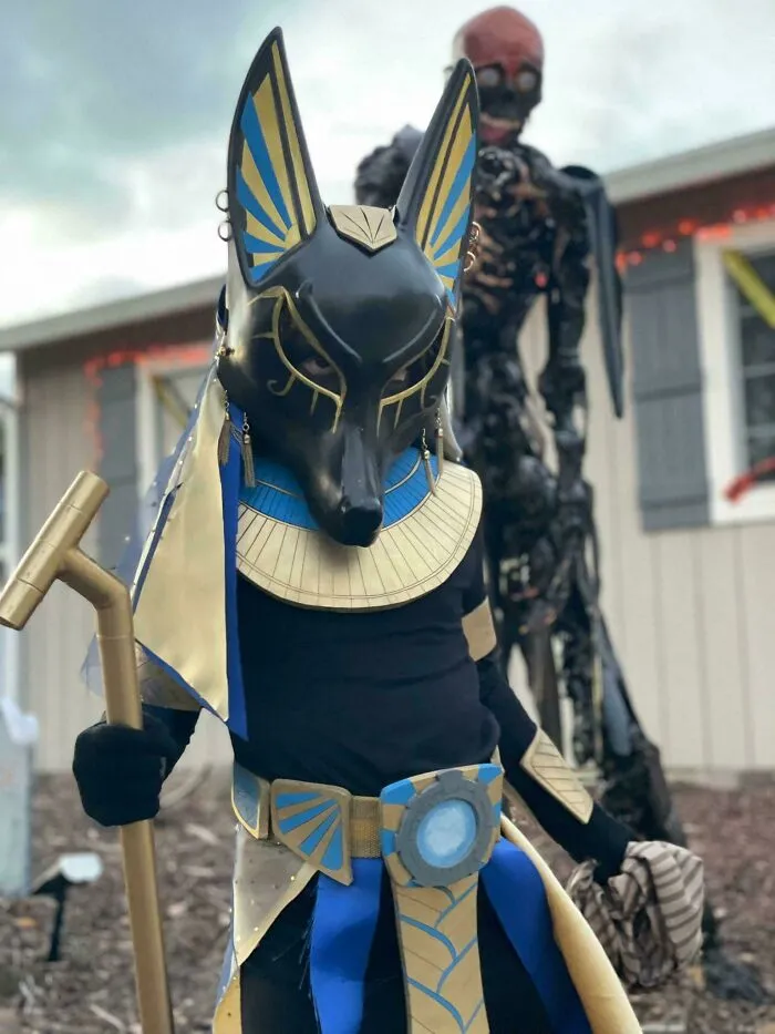 My Daughter, As Anubis, About To Lay Down Some Judgment