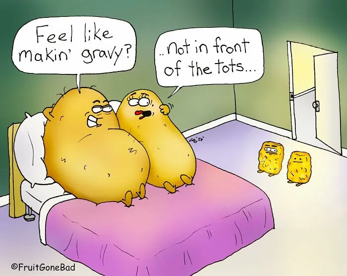 31 One-Panel Comics That Show Fruits Aren’t As Innocent As They Look (New Pics)