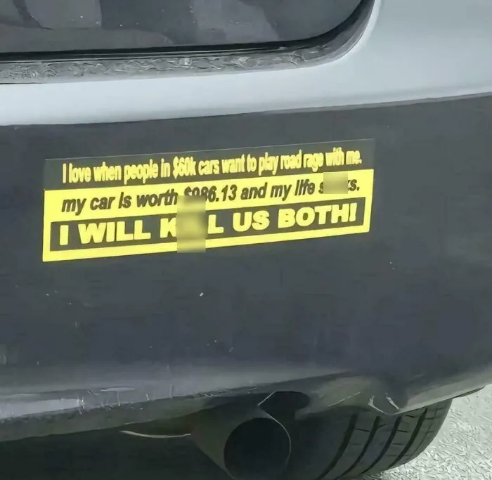 This Bumper Sticker I Found On TikTok