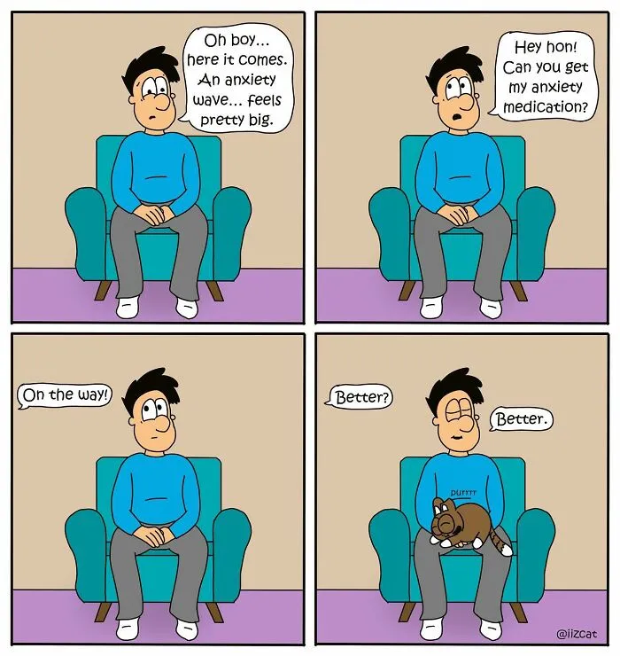 20 Funny New Comics By Nick Filippou That Nail Life With A Cat