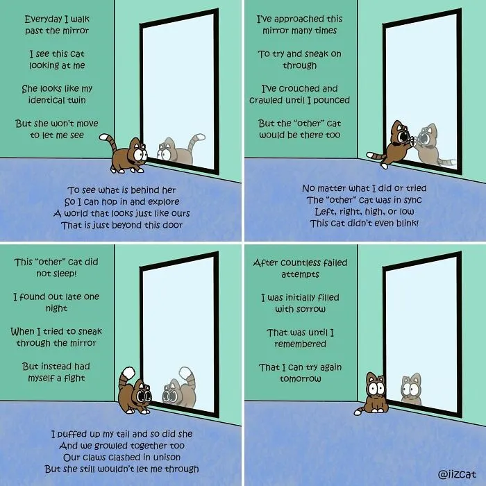 20 Funny New Comics By Nick Filippou That Nail Life With A Cat