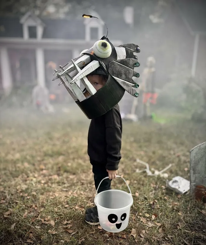 My Son’s Angler Fish Costume For Halloween This Year