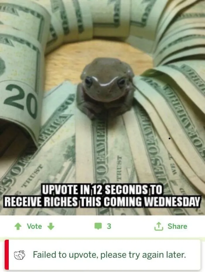 I Guess Reddit Won’t Let Me