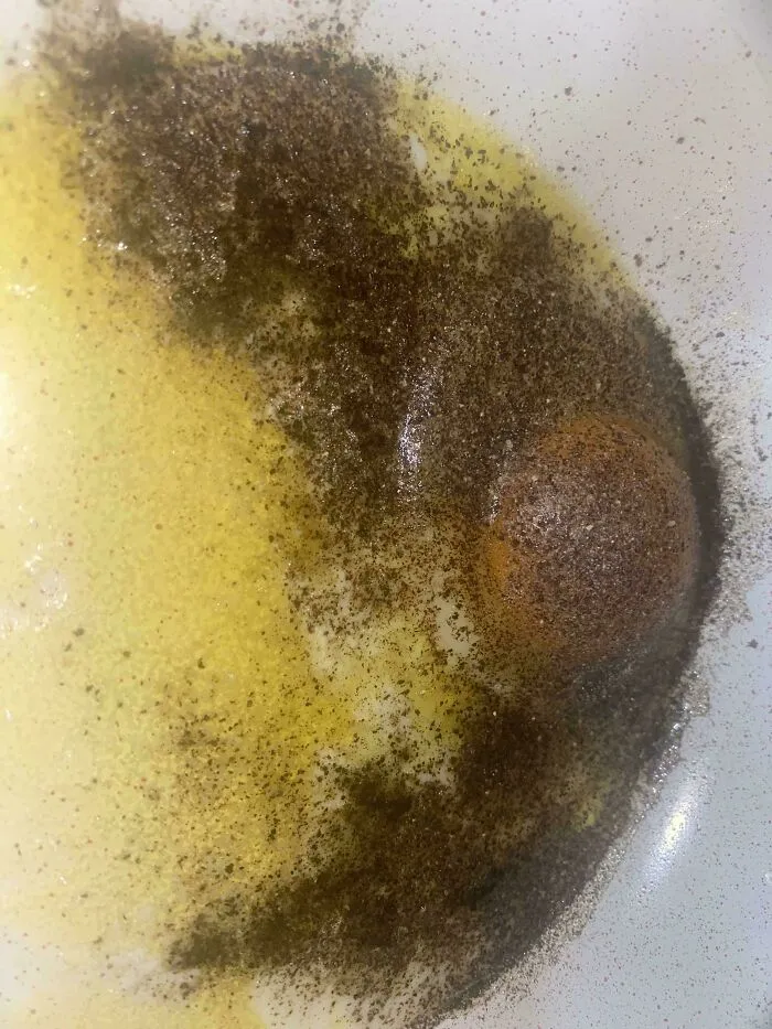 Spoiled food with mold and discoloration, exemplifying unholy food pics that look anything but appetizing.