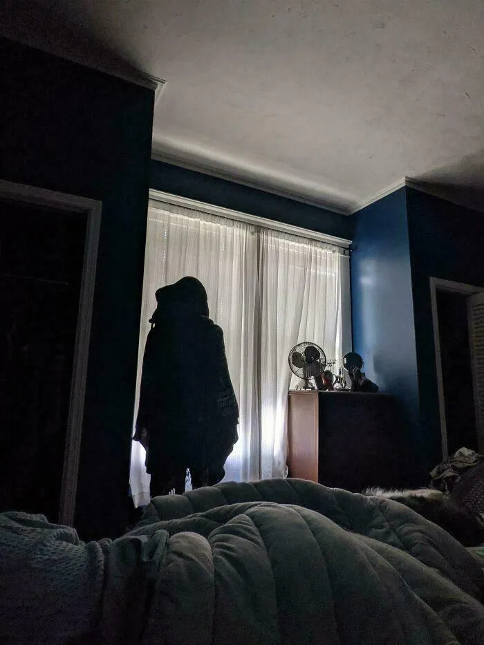Woke Up And Discovered My Mom Moved Our Coat Stand Yesterday