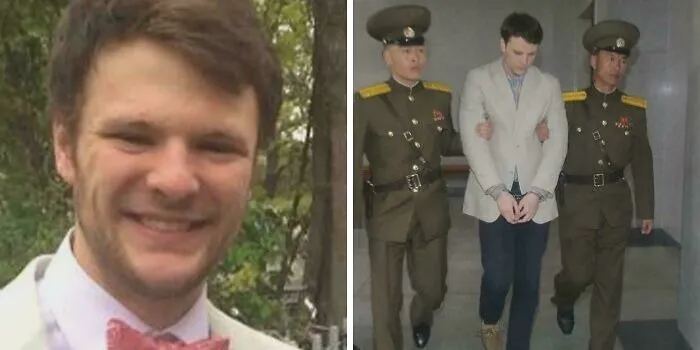 Side-by-side images showing a smiling man outdoors and a young man escorted by soldiers, highlighting facts that still remain undiscovered.