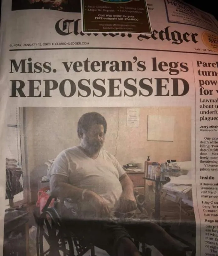 The For-Profit Healthcare Industry Repossessed A Veteran's Legs This Week Because He Couldn't Afford To Pay A Co-Pay. Healthcare Is A Human Right, Capitalism Isn't Our Friend