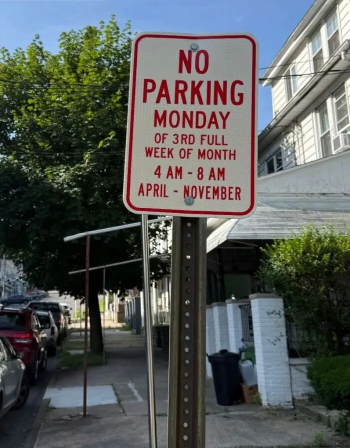 This No Parking Sign In My Hometown
