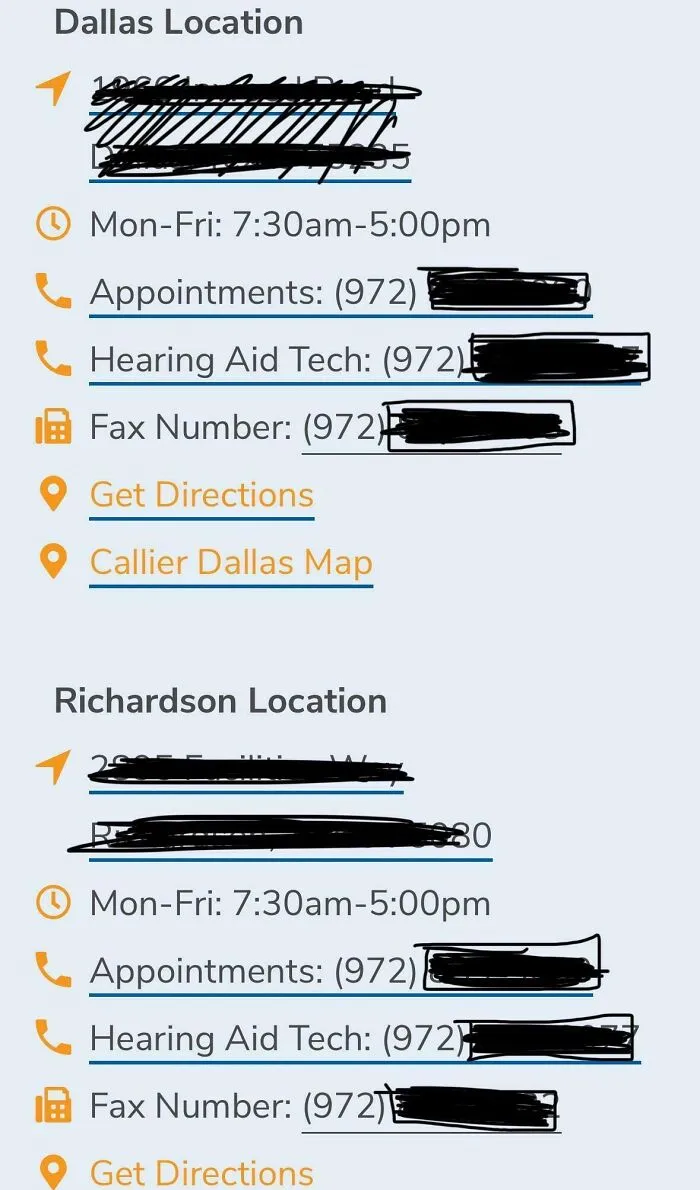 Place My Doctor Referred Me To For Hearing Aids Doesn’t Have An Email. Phone Calls Only