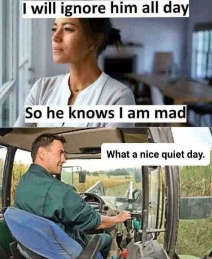 Wife Talking = Bad