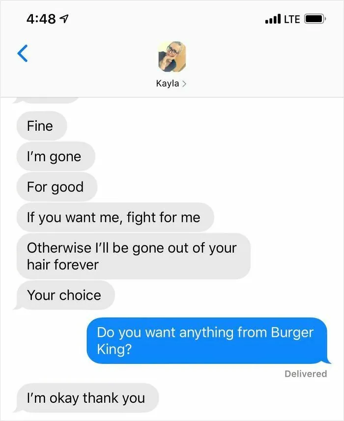 “I’m Ok, Thank You”