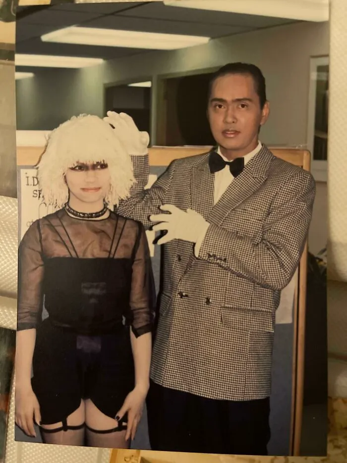 My Filipino Mom In 1985 Dressed As Pris From Bladerunner On Halloween