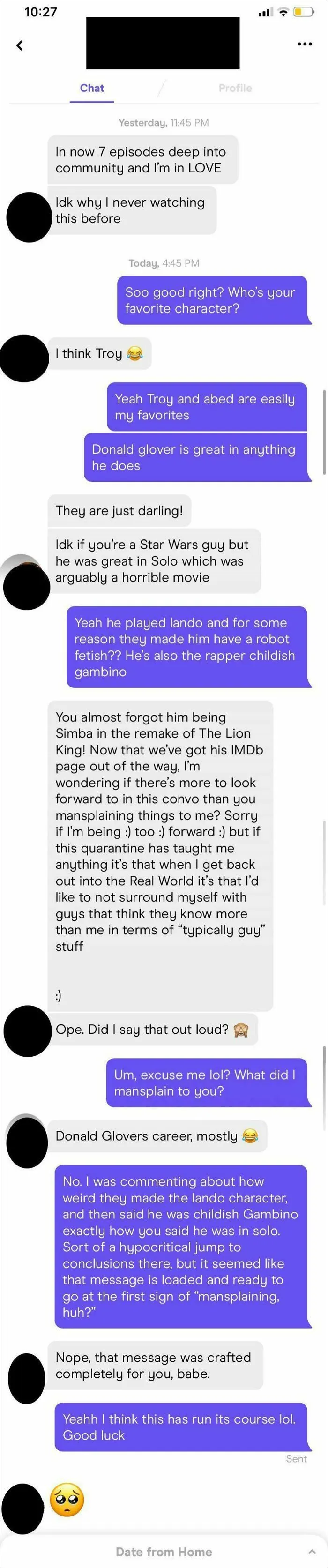 When Keeping It Real Goes Wrong