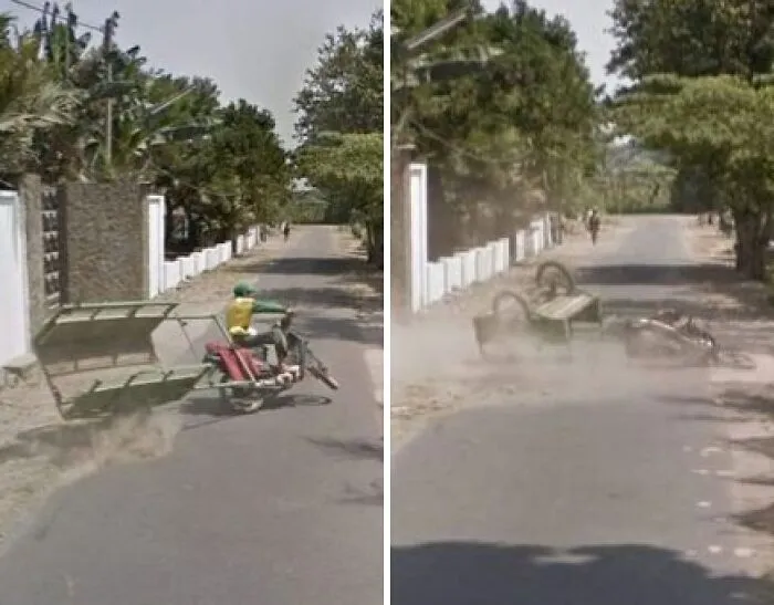Just A Random Street View That I Found,  7°55'16"S 112°08'40"E