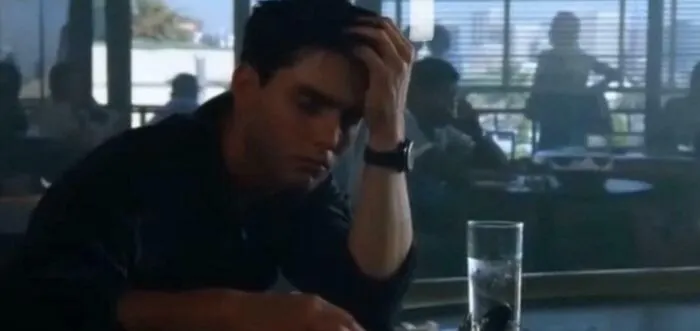 In “Top Gun”, Maverick Got Dressed And Drove To A Bar, Just To Order A Glass Of Water, Indicating He Was Too Mopey To Do A Basic Human Task At Home