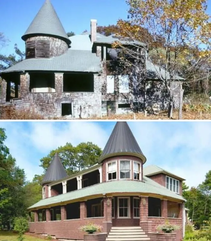20 Casas históricas que fueron restauradas a su antigua gloria