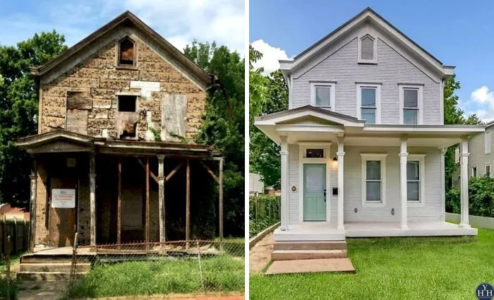 20 Casas históricas que fueron restauradas a su antigua gloria