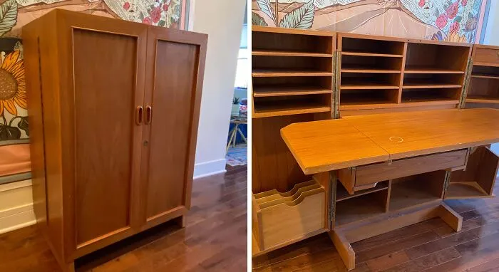 Brought Home My White Whale Today: A 1960’s Scandinavian-Style “Magic Box” Desk