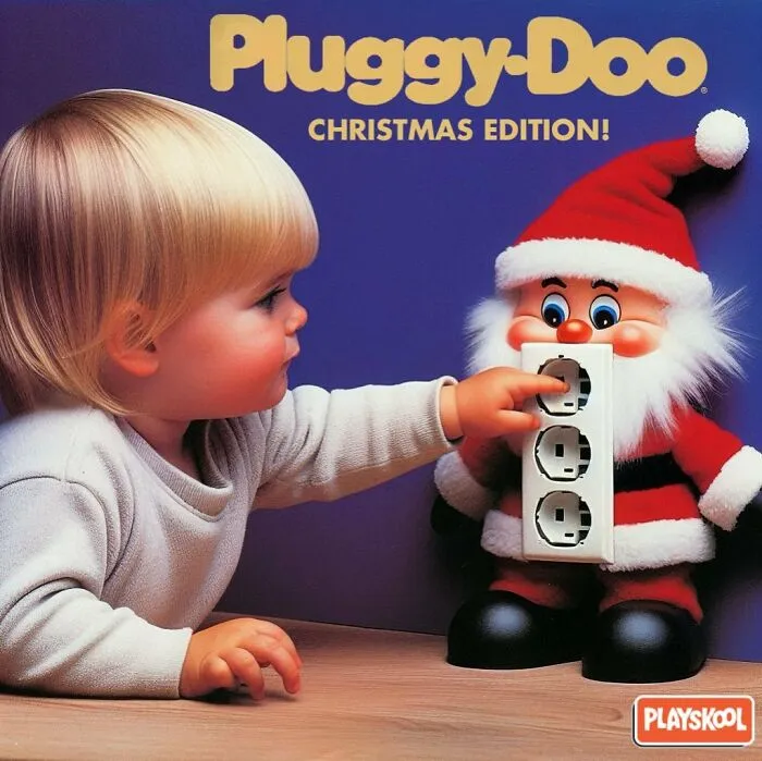 Pluggy-Doo Christmas Edition Tactile Learning Toy By Playskool