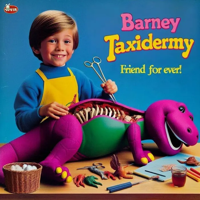 Barnie Taxidermy Dissecting Plush Toy By Vir