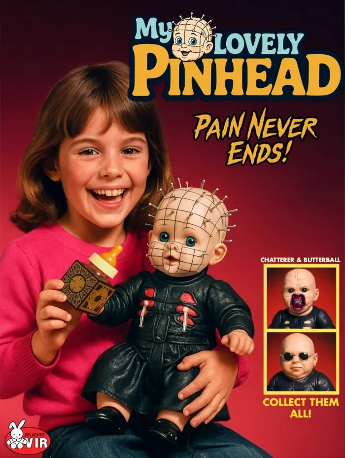 My Lovely Pinhead Cenobite Doll By Vir 6w