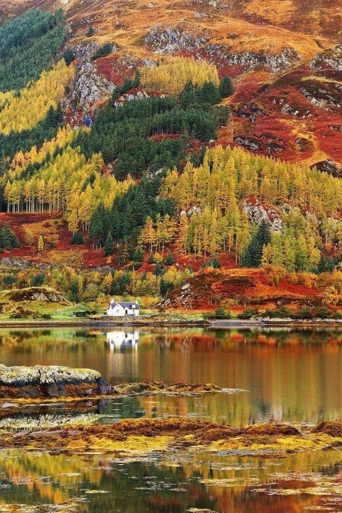 Fall Arriving In The Scottish Highlands