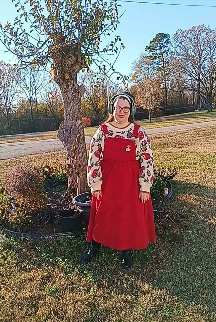 I Rarely See Plus Sized Fashion Here. So Here Is My Mushroom Inspired Outside