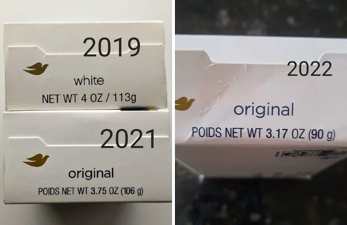 Dove Soap Shrinks Again!