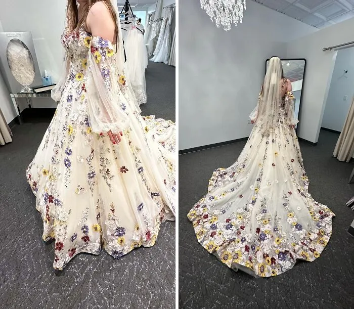 Mi vestido de boda cottagecore