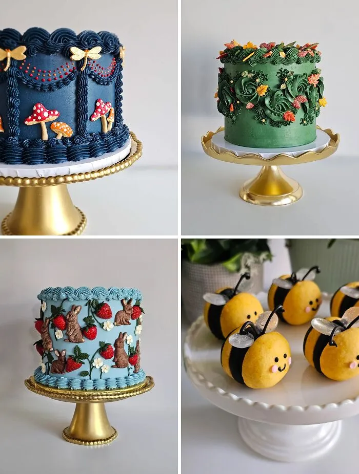 Repostería inspirada en la naturaleza 🍄🍂🍓🐝