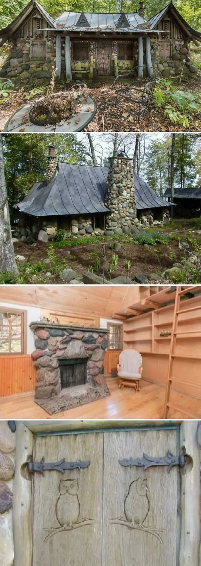 Was Doing Some Late Night Zillow Scrolling When I Found This Waterfront Fairytale Cottage In Wisconsin
