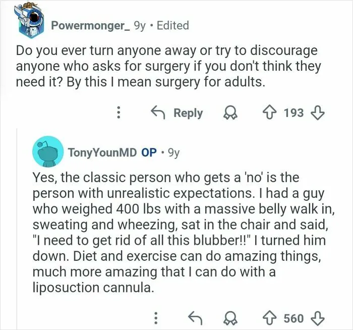 50 Honest Answers From Plastic Surgeons That May Change How You See Cosmetic Work
