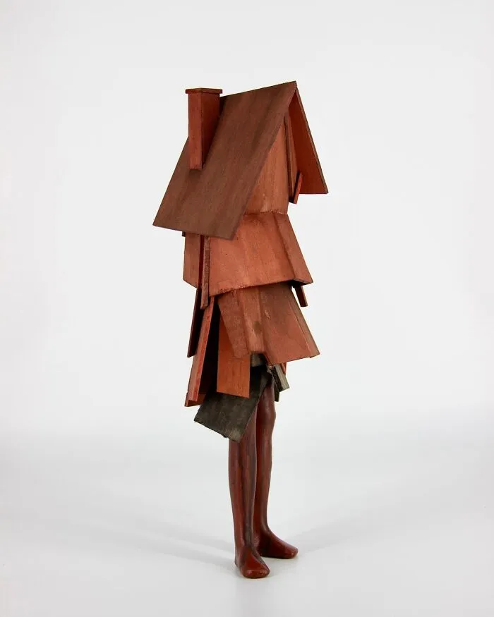 Artist Uses Cardboard And Texture To Capture The Fragility Of Architecture (20 Pics)
