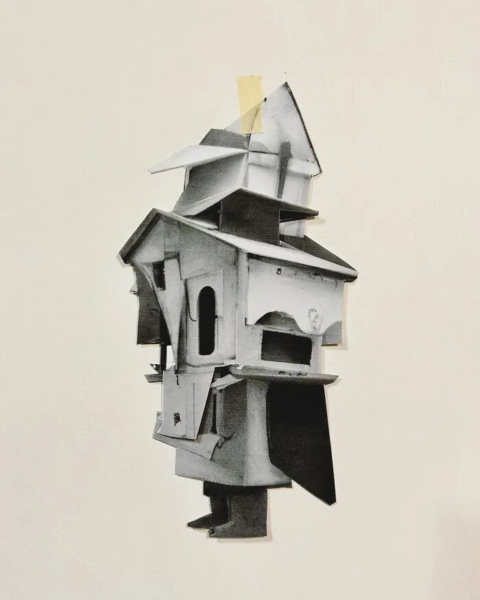 Artist Uses Cardboard And Texture To Capture The Fragility Of Architecture (20 Pics)